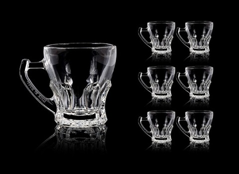 لیوان کریستالی خمیده انتخابی مطمئن و دقیق